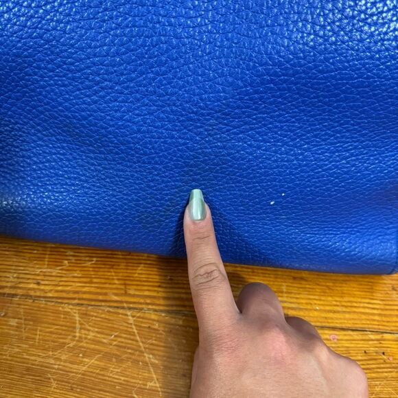 Kate Spade Chelsea Square Hayden Deep Blue White Black MISSING CROSSBODY STRAP - Picture 10 of 12